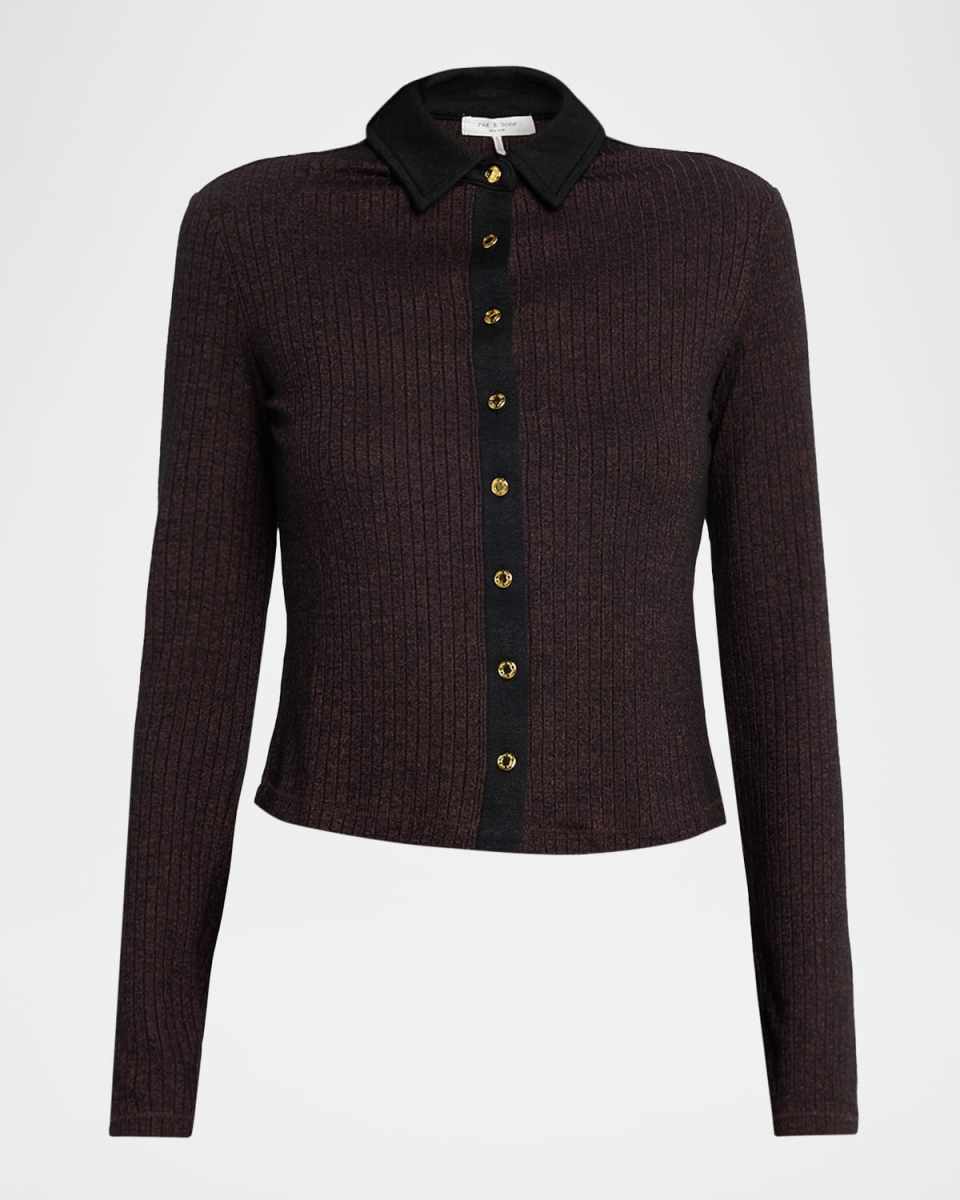 The Knit Contrast Top